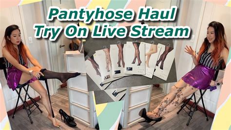 wiss kris pantyhose|Seamless Tan Nylon Pantyhose Try On Styling Nylons With .